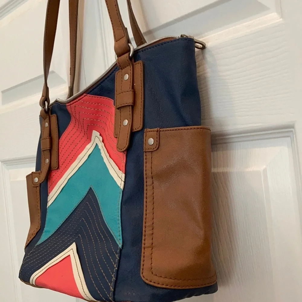 % Funky BoHo shoulder bag - Picture 3 of 5